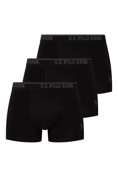 Erkek Siyah 3 Lü Boxer