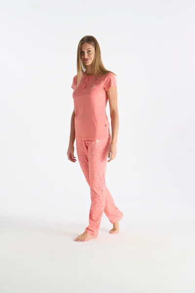 26Y Kadın Somon Pijama Takım