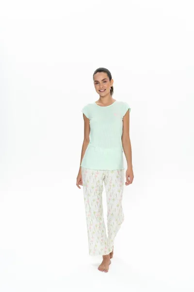 Kadın Mint Pijama Takım – 20079