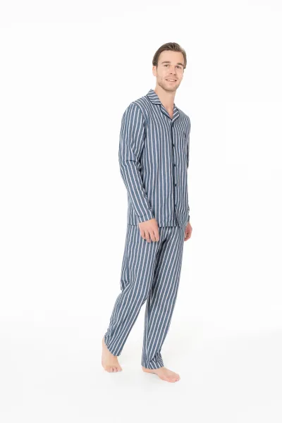 Erkek Lacivert Pijama Takımı