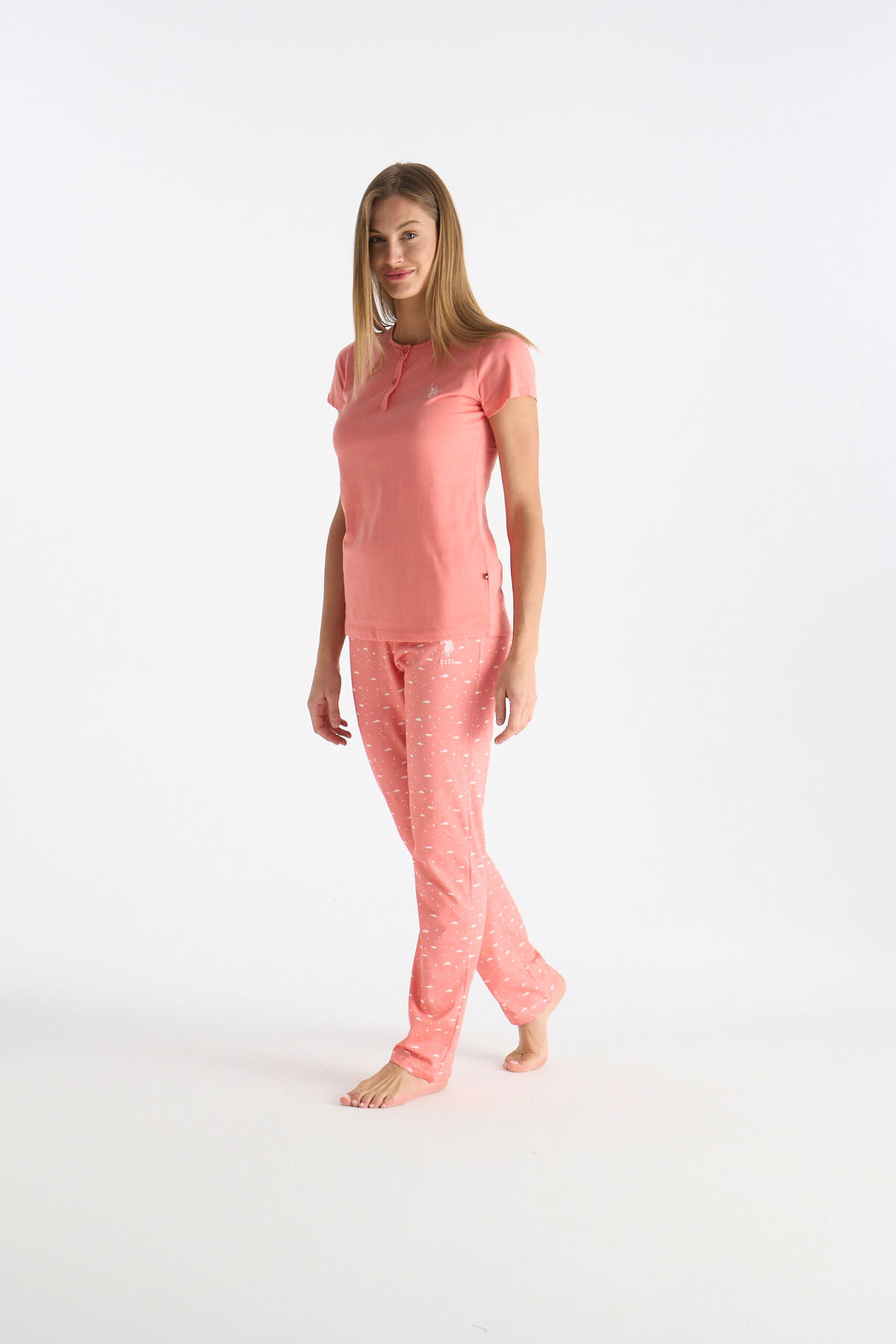 26Y Kadın Somon Pijama Takım